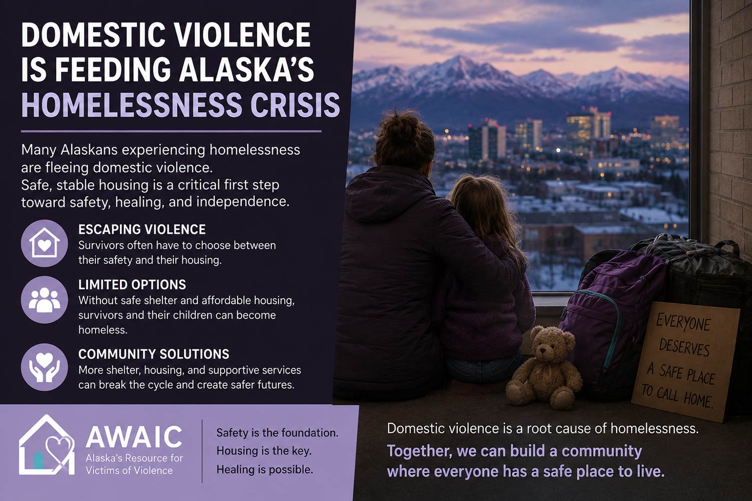 Domestic Violence and Homelessness Are Deeply Connected in Alaska